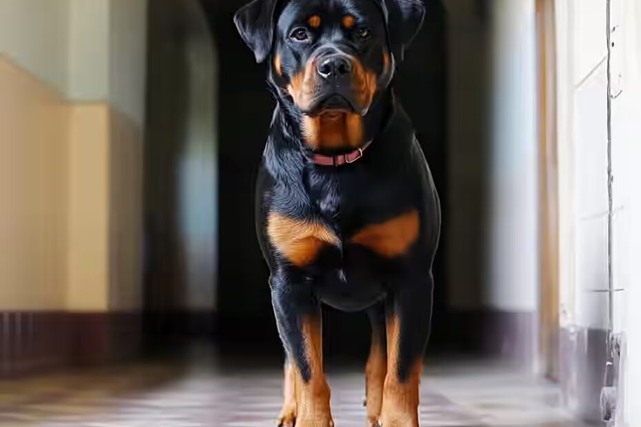 Les soins des coussinets du Rottweiler